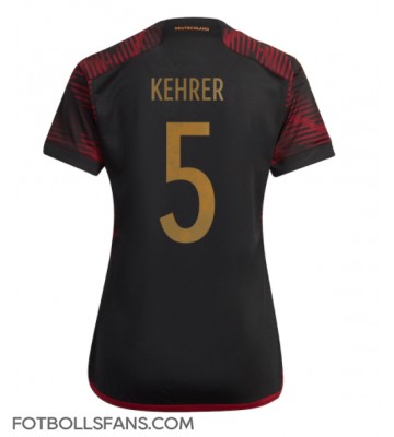 Tyskland Thilo Kehrer #5 Replika Bortatröja Damer VM 2022 Kortärmad